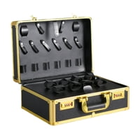 Magideal - Organizador De Peluquería Portátil, Bolsa De Transporte Para Peluquería, Práctico Organizador De Caja De Almacenamiento Para Peluquería Y Herramientas Oro