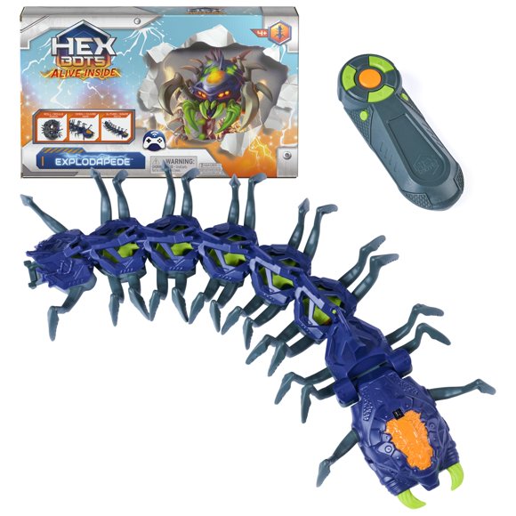 Juguete RC HEX BOTS Explodapede Ciempiés con control remoto