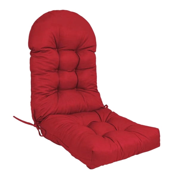 Cojín de respaldo alto para silla, cojín para tumbona, cojín impermeable para respaldo de asiento de exterior, cojín para patio exterior, jardín y pat Rojo
