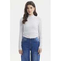 Fashionspark - Polera Mujer Juvenil Blanco/Negro