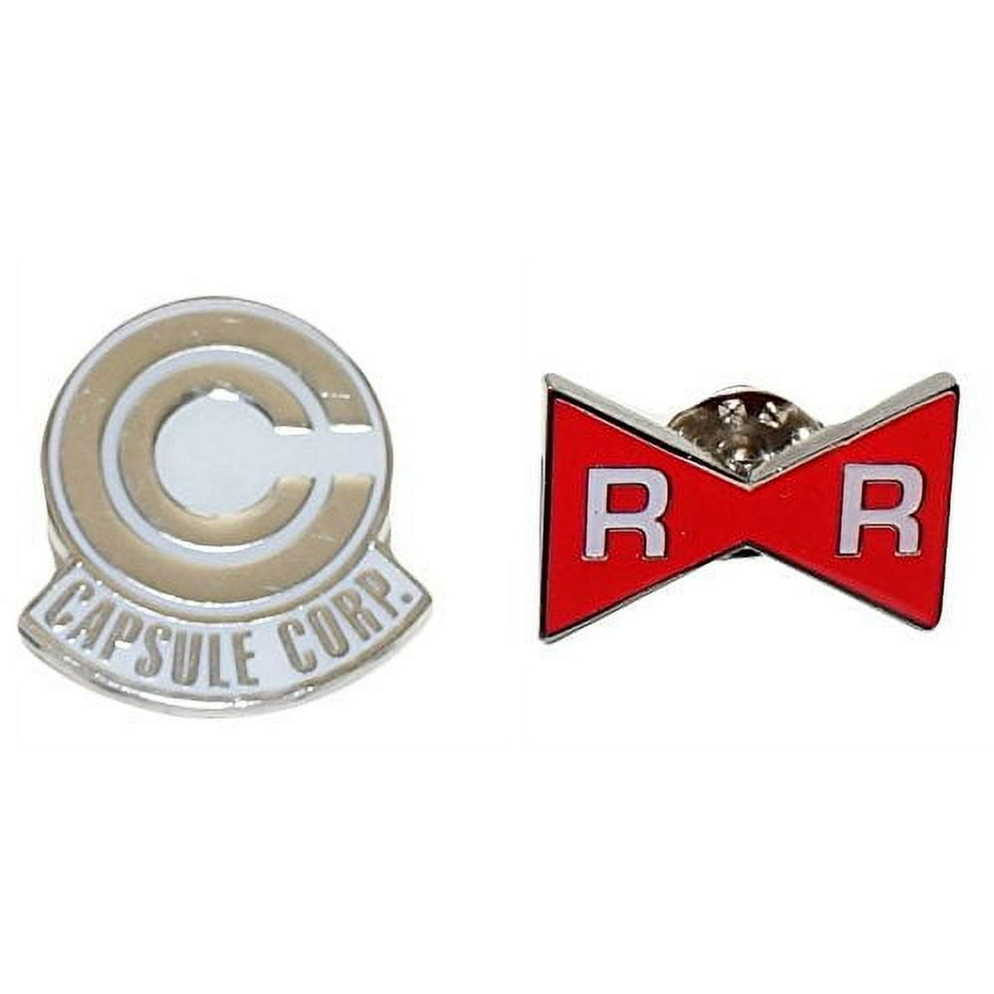 Juego De Alfileres Dragon Ball Z Capsule Corp Y Red Ribbon Army, 2,54 Cm