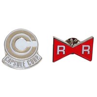 Juego De Alfileres Dragon Ball Z Capsule Corp Y Red Ribbon Army, 2,54 Cm