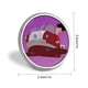 thumbnail image 2 of George Shrinks-Theme Round Button Badge: Premium Metal Construction, Ideal for High-End Events 2.8 cm, 2 of 6