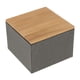 thumbnail image 5 of recipiente de madera del té del envase del organizador de la caja de almacenamiento del té de la tapa de bambú envase, 5 of 5