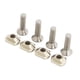thumbnail image 2 of 4x Reemplazo De Tornillos De Aleta De Tabla De Surf No Se Necesita Herramienta Tornillo De Aleta De Pulgar Y Placa Tornillos Hexagonales De Acero Inoxidable M6, 2 of 3