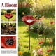 thumbnail image 5 of Estaca jardín flor metal hecha mano baño abejas cuenco agua pájaros decoración exterior, 5 of 8
