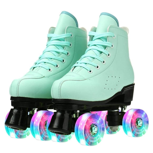 Patines Risup High-Top, doble hilera, 4 ruedas, unisex, color verde 37