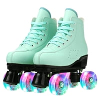 Patines Risup High-Top, Doble Hilera, 4 Ruedas, Unisex, Color Verde 37