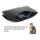 thumbnail image 1 of Alfombra Atrapa Arena Para Areneros Gatos Mascotas Xl Negro, 1 of 3