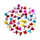 thumbnail image 1 of 200 Piezas En Forma De Corazón Mini Brads Sujetadores De Papel Para La Elaboración De Arte De Colección De Recortes, 1 of 5