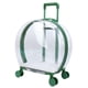 thumbnail image 2 of Pet Trolley Case Carrier Gatos Perros Bolsa De Equipaje Con Ruedas Transpirable Bolsa De Transporte Rayas Verdes, 2 of 5