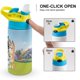 thumbnail image 4 of Bluey Botella de Agua con Tapa Pop Top de Un Toque, Acero Inoxidable, a Prueba de Fugas, para Deportes, Botella Infantil azul 12 oz, 4 of 6