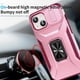 thumbnail image 3 of Funda Armada para iPhone 15 Plus con Tapa Deslizante y Soporte Magnético Giratorio Rosa, 3 of 5