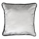 thumbnail image 1 of Funda Cojin Decorativo Diseño Gris Borde Negro 45x45, 1 of 3