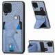 thumbnail image 1 of Funda Resistente para Samsung Galaxy A22 4G con Tarjetero y Soporte, Diseño Magnético Azul, 1 of 5