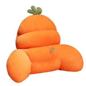 Bothyi - Almohada Para La Espalda, Cojín Para La Espalda, Almohada Para La Cintura, Cómoda Cama, Cojín Suave Para El Respaldo, Color Naranja