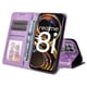 thumbnail image 3 of Funda tipo cartera FOXDOCK para Realme 8i , diseño girasol en relieve, cuero PU, cierre magnético, soporte y tarjetero, 3 of 5