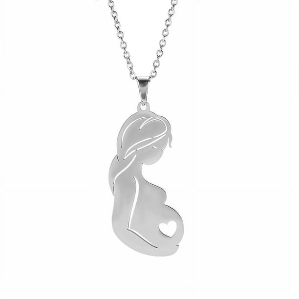 Customized Name Mother Day Necklace Personalized Custom Name Chain Family Baby Birth Child Mom Gift Stainless Steel Jewelry