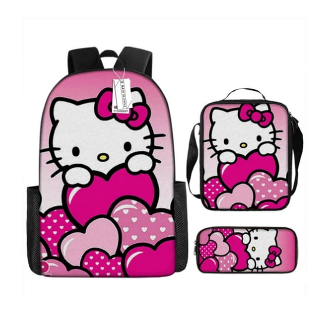 Kuromi Backpacks Teens Waterproof Bookbag for High School Girls Boys School Bag Anime Kawaii Cartoon School Bag Mochila