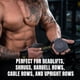 thumbnail image 3 of Correas de gimnasio para levantamiento de pesas M MANUEKLEAR para hombre Deadlift, 3 of 6