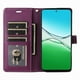 thumbnail image 4 of FOXDOCK Funda tipo Cartera para OPPO A5 Pro 4G/5G – Cubierta de Cuero PU con Múltiples Ranuras, Bolsillo para Efectivo y Correa de Muñeca, 4 of 6
