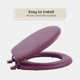 thumbnail image 5 of Asiento de inodoro Achim Fantasia, vinilo blando, 43 cm, color burdeos, 5 of 7