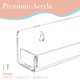 thumbnail image 4 of Estante de pared para esmaltes de uñas FEMELI, acrílico transparente, 12 estantes, 38 cm, 4 of 6