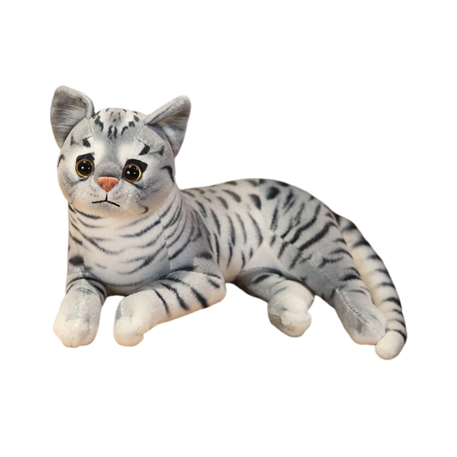 Magideal - Bonito Juguete De Peluche, Figura De Simulación De Animal Suave, Juguetes, Animales, Mascotas, Niños, Decoración Del Hogar, Realista Para Fiesta En Ca , Flores Negras, Los 36Cm