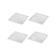 thumbnail image 2 of 4 Almohadillas De Silicona Para Patas De Muebles, Protectores Antideslizantes Para Suelo Para Escritorio, Cama, Sofá, Cuadrados, 6 Cm X 6 Cm, 2 of 5