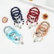 thumbnail image 4 of Unique Bohemian Layered Beaded Bracelet - Elephant, Anchor & Butterfly Shaped Pendant - Stretchable & Stackable - Perfect for Summer Beach & Unisex Accessories, 4 of 5