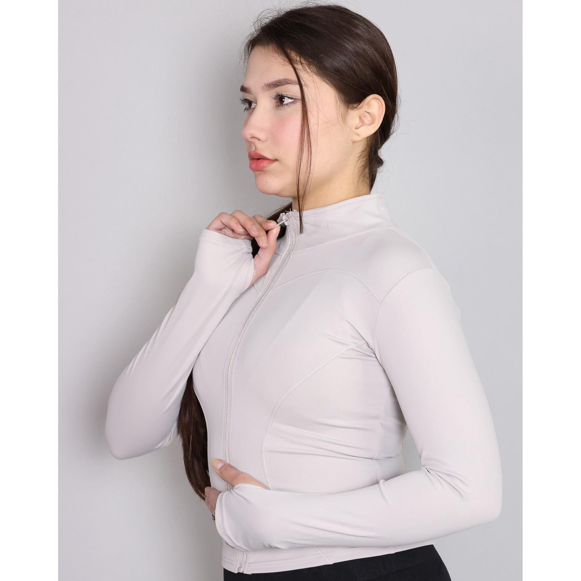 Flix Spa - Chaqueta Fitness Mujer Cierre Frontal Ajustada