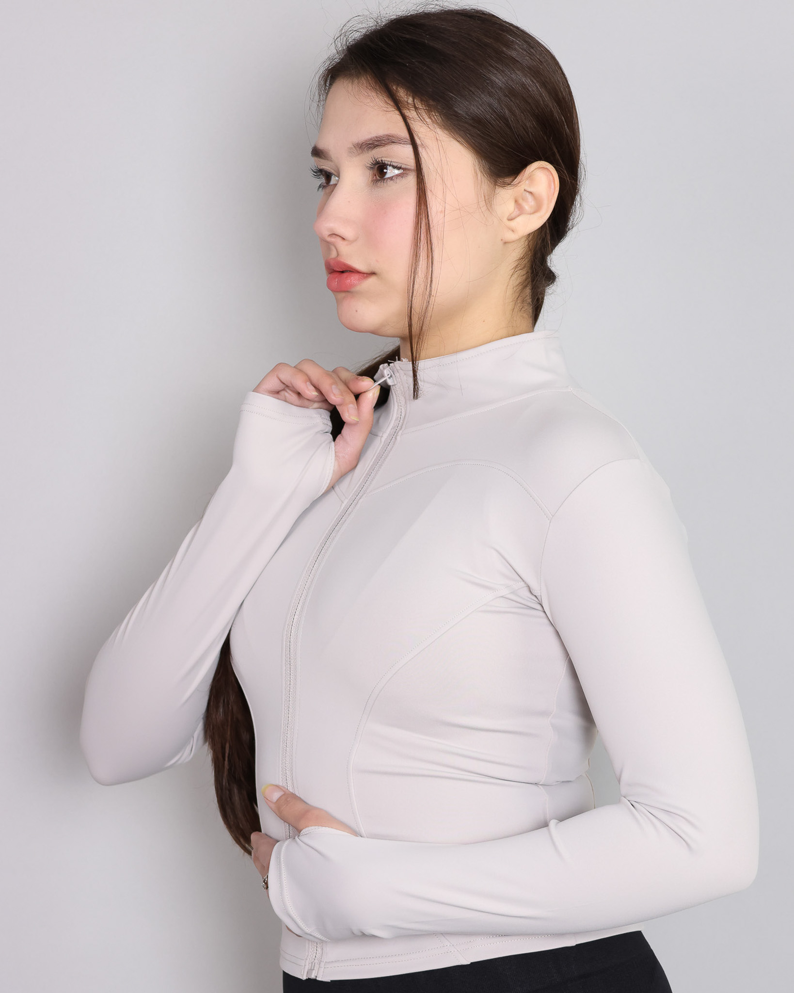 Flix Spa - Chaqueta Fitness Mujer Cierre Frontal Ajustada