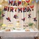 thumbnail image 3 of Pancarta IKTMGFS Araña Feliz Cumpleaños con 6 Colgantes, 3 of 5
