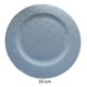 thumbnail image 3 of Pack 4 Plato De Decoracion Hogar Decorativo Diseños 30cm azul, 3 of 3