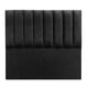 thumbnail image 1 of Respaldo Tubular Vertical 2 plazas Felpa Negro, 1 of 3
