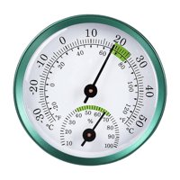 Magideal - Termómetro Para Interiores Y Exteriores, Higrómetro, 2 En Un, Medidor De Temperatura Y Humedad, Higrómetro Analógico Para Interior, Oficina, Hogar,