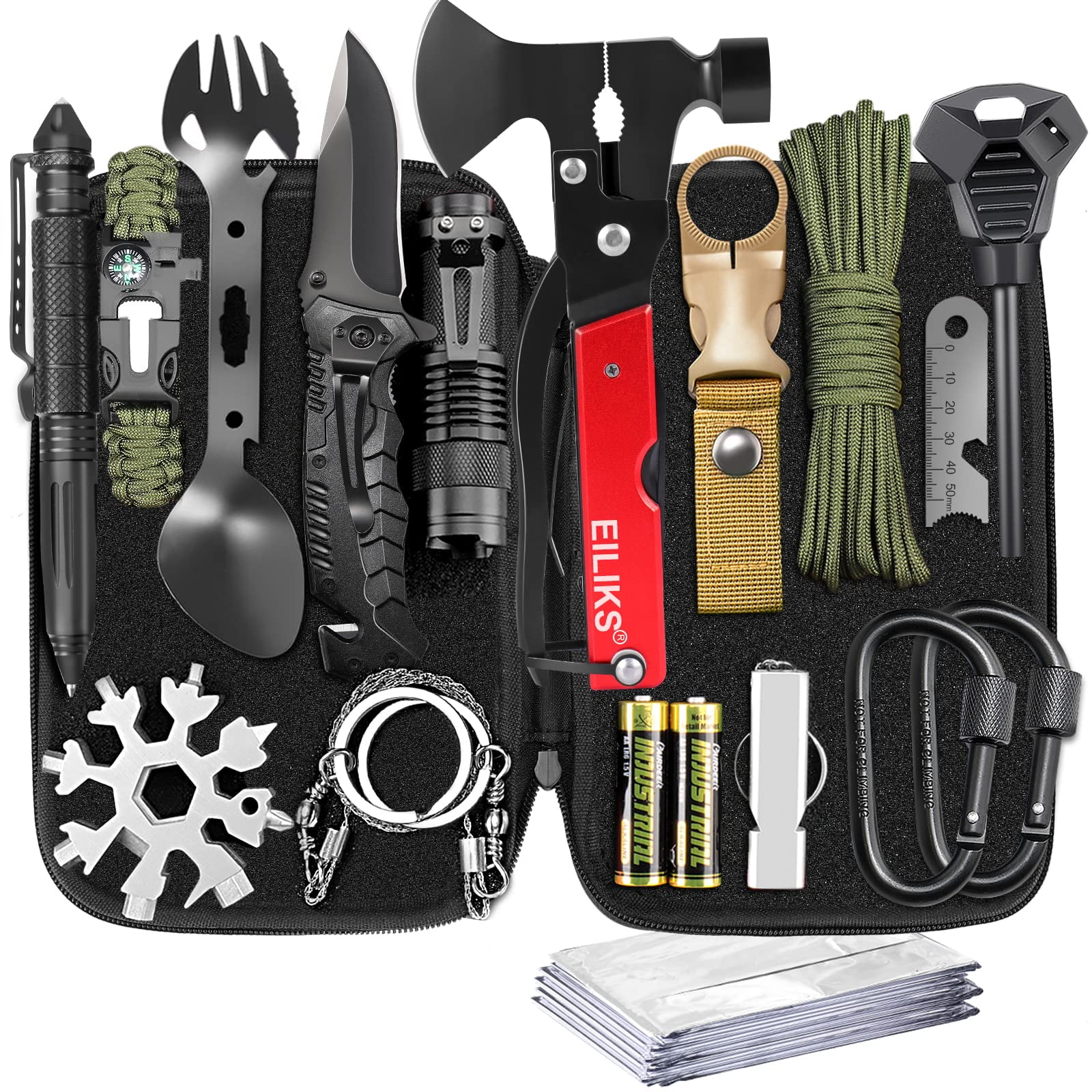 Kit De Supervivencia Eiliks 19 En 1, Equipo De Campamento De Emergencia