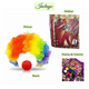 thumbnail image 2 of Set Payaso Traje Peluca Nariz Pintacarita Disfraces Halloween 2025, 2 of 6