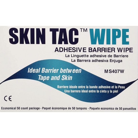 Toallitas adhesivas Skin-Tac, 50 unidades, paquete de 3