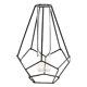 thumbnail image 2 of Arte Del Hierro Florero Marco De Metal Soporte Para Plantas Decoración Para El Hogar Estilo 2 Negro, 2 of 5