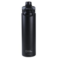 National Geographic - Botella Metálica Térmica Boca Angosta 750Ml Negro
