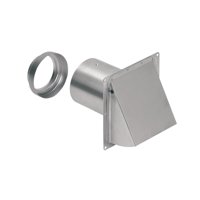 Tapa De Pared Broan-Nutone 885Al De Aluminio Para Conductos De 7.5 Cm Y 10 Cm