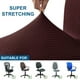 thumbnail image 5 of Funda para silla de oficina, 2 piezas, elástica, universal, para ordenador, giratoria, lavable, de licra, 5 of 7