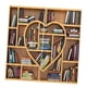 thumbnail image 1 of 2 Paneles Impresión Digital Con Aislamiento Térmico Cortinas 3D Librería Corazón, 1 of 5