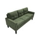 thumbnail image 3 of Sofá 3 Cuerpos Relan Sutri Sillon Capitoné Verde, 3 of 12