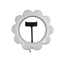 Importclick - Aro De Luz Diseño Flor 12"" Streaming Make Up 26 Cm
