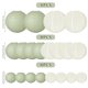 thumbnail image 3 of Faroles de papel Partizy, color verde salvia y marfil, 20 unidades, 3 of 8