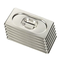 Prochef - Pack 6 Tapas Gastronomicas Para Gn 1/9 Acero Inox