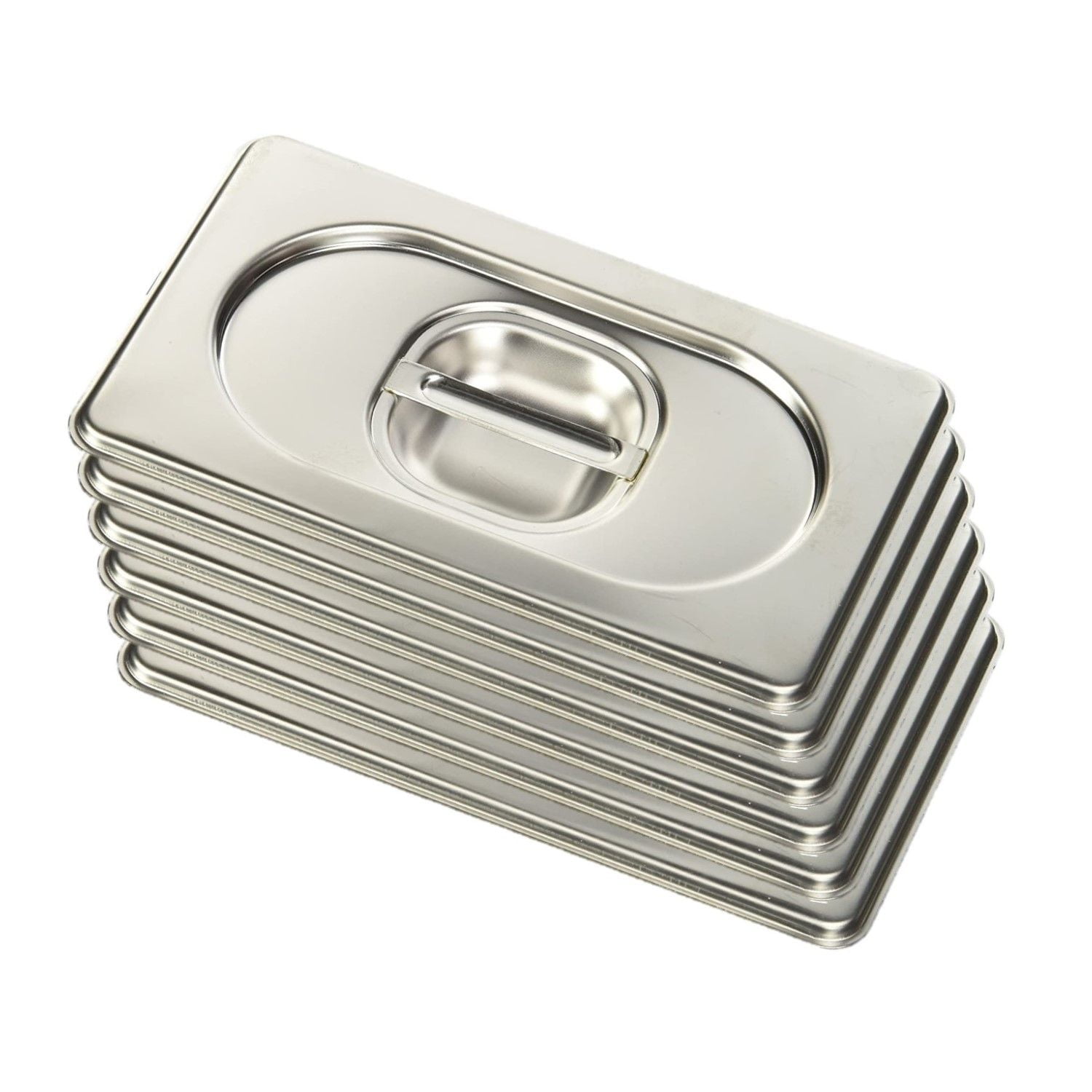 Pro Chef - Tapa Gastronómica Gn 1/9 Acero Inox. Pack 6 Unidades