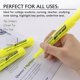thumbnail image 5 of Resaltador BAZIC PRODUCTS Amarillo Pack de 3 con Punta de Cincel, 5 of 8